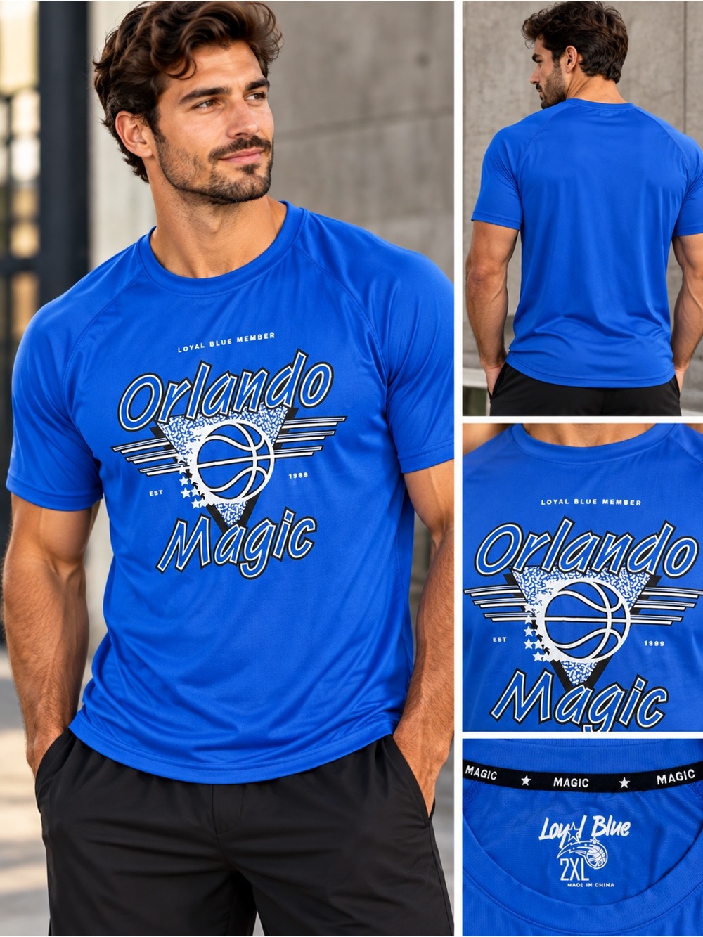 Orlando Magic NBA Loyal Blue Member 2XL Performance Shirt